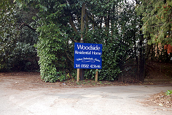 The entrance to the former vicarage March 2012